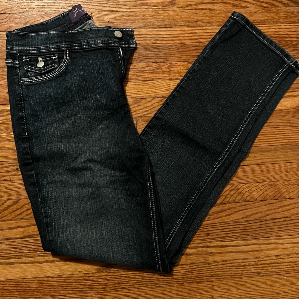 Not Your Daughter’s straight leg jeans - dark wash, size 8